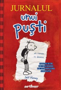 Coperta cărții Jurnalul unui puști de Jeff Kinney