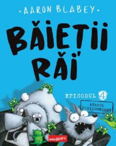 Coperta cărții Băieții Răi. Episodul 4. Atacul pisizombilor de Aaron Blabey