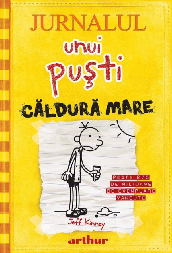 Coperta cărții Jurnalul unui puști 4. Căldură mare de Jeff Kinney