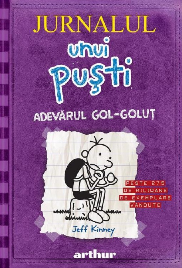 Coperta cărții Jurnalul unui puști 5. Adevărul gol-goluț de Jeff Kinney