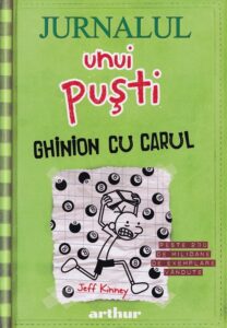 Coperta cărții Jurnalul unui puști 8. Ghinion cu carul de Jeff Kinney