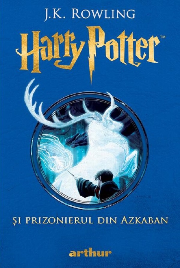 Coperta cărții Harry Potter și prizonierul din Azkaban de J.K. Rowling
