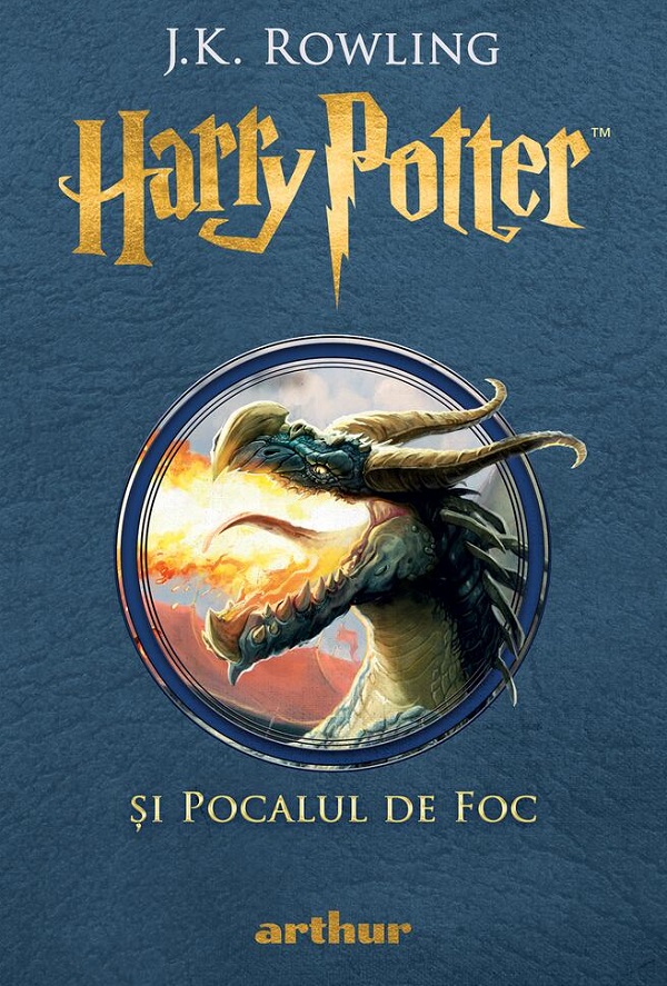 Coperta cărții Harry Potter și Pocalul de Foc de J.K. Rowling